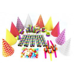 Bombe - Table - Confettis - Papier - Ø 20cm - K1C1 MULTICOLORE - fete.fr