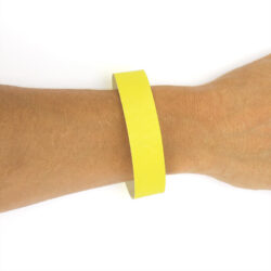 bracelets indéchirables jaunes