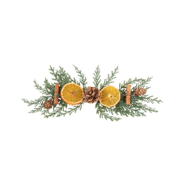 décor noël sapin écorce d'orange