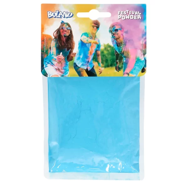 poudre holi bleu