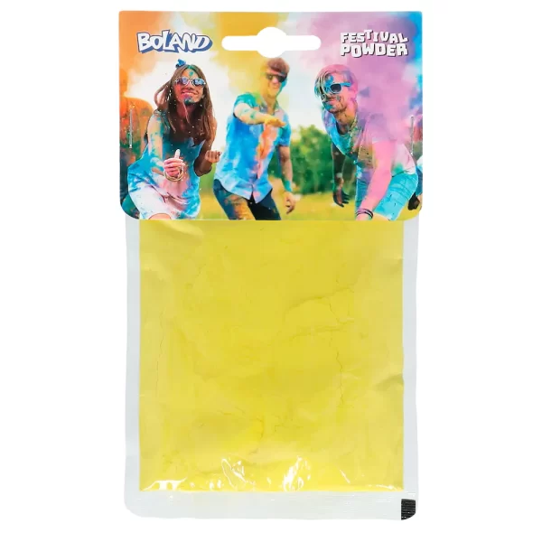 poudre holi jaune