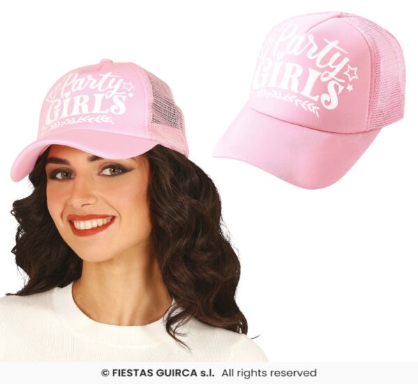 casquette party girls rose