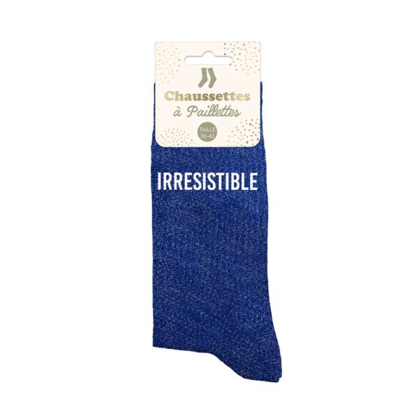 chaussettes pailletées irrésistible