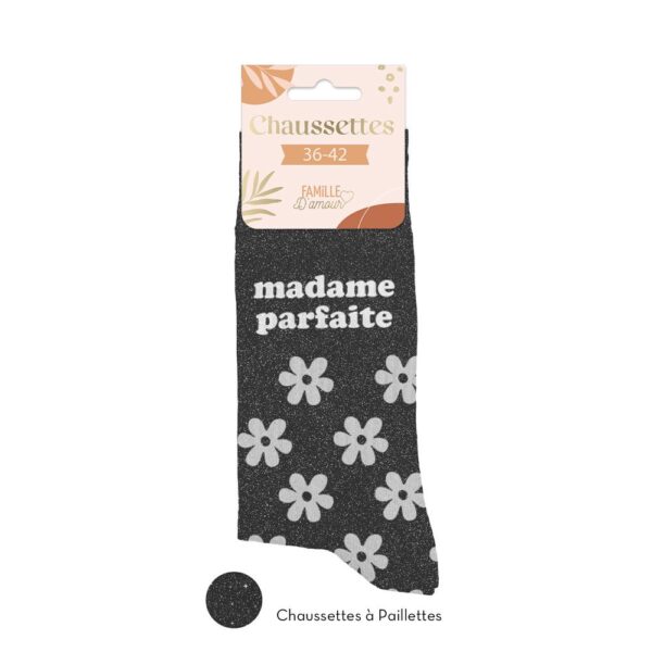 chaussettes pailletées madame parfaite