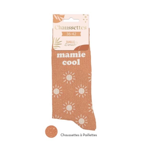 Chaussettes pailletées Mamie cool