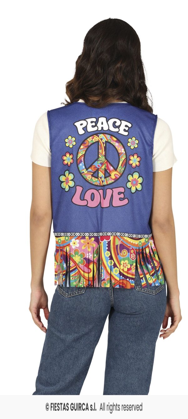 gilet peace and love