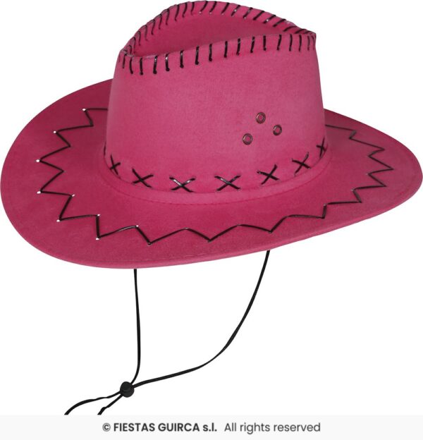 chapeau cow boy fuschia