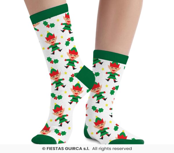 chaussette de noël lutin