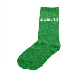 chaussettes pailletées audacieuse