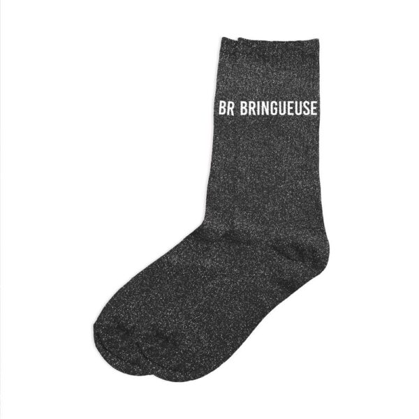 chaussettes pailletées bringueuse