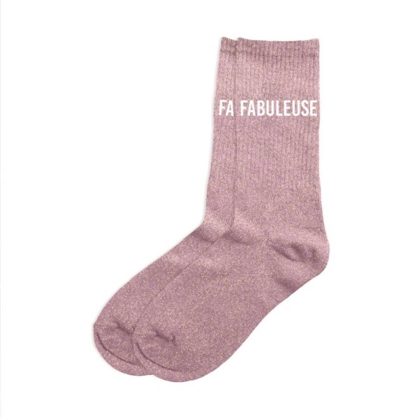 chaussettes pailletées fabuleuse