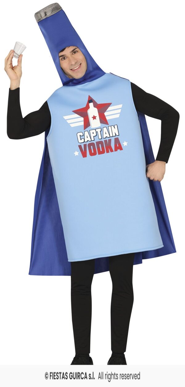 déguisement bouteille captain vodka