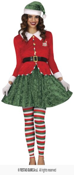 déguisement robe lutin santa