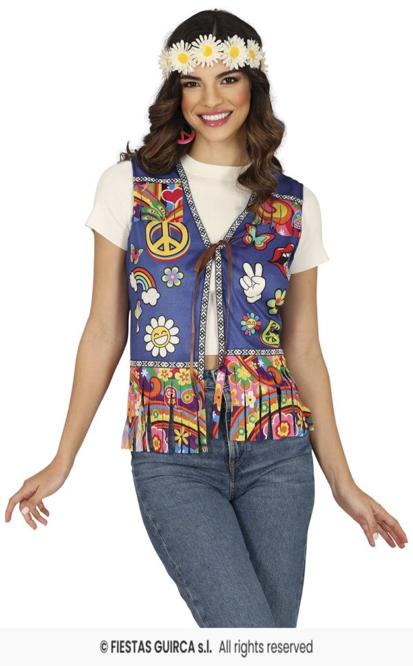 gilet peace and love