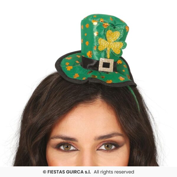 serre tête chapeau st patrick